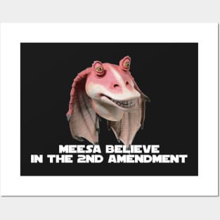 Jar Jar Loves Guns Posters and Art